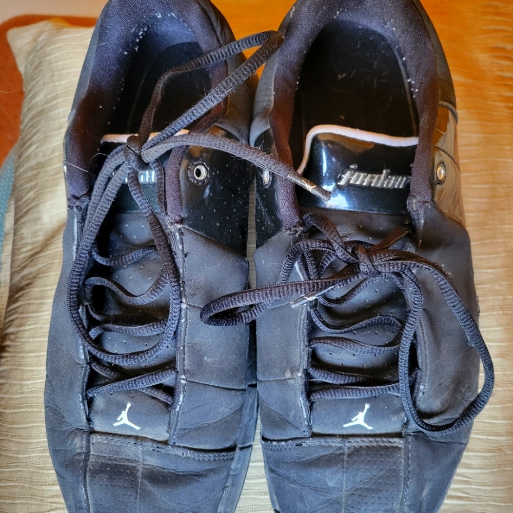 Nike Air Jordan Retro Team Elite 2 Low Top Basketball Black 310011-005 Size 10.5